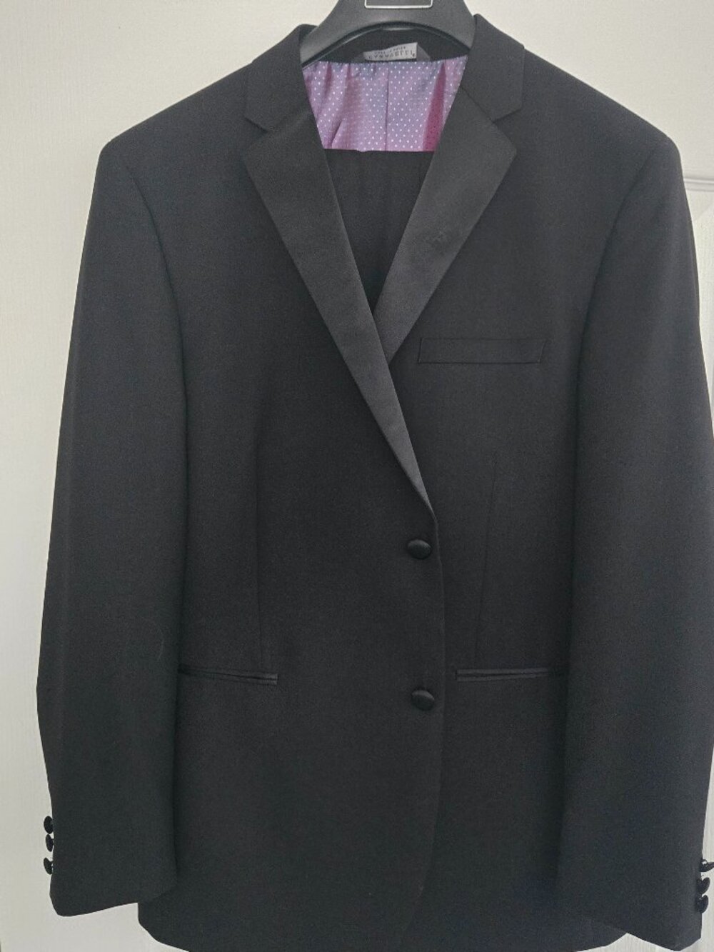 Men's Black Tuxedo, Pants and Vest